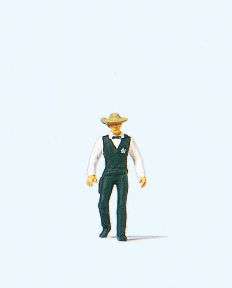 Preiser 29051 HO Scale Sheriff 5 to 12 Hand-Painted Figure