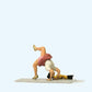 Preiser 29108 HO Performance Artist Going into Head Stand Figure