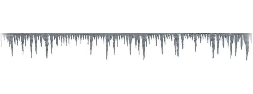 Busch 1143 HO Icicles Winter Ice Christmas Details 10 cm