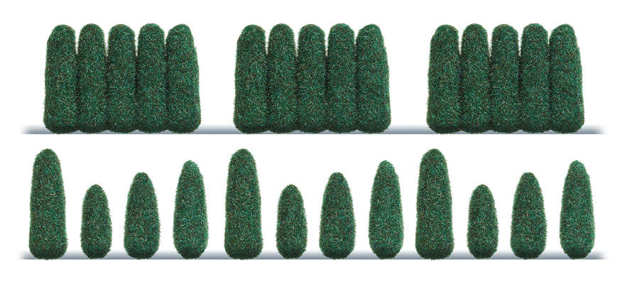 Busch 1270 HO Assorted Bushes