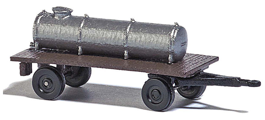 Busch 8363 N Low-Side Farm Tank Trailer with Barrell Brown