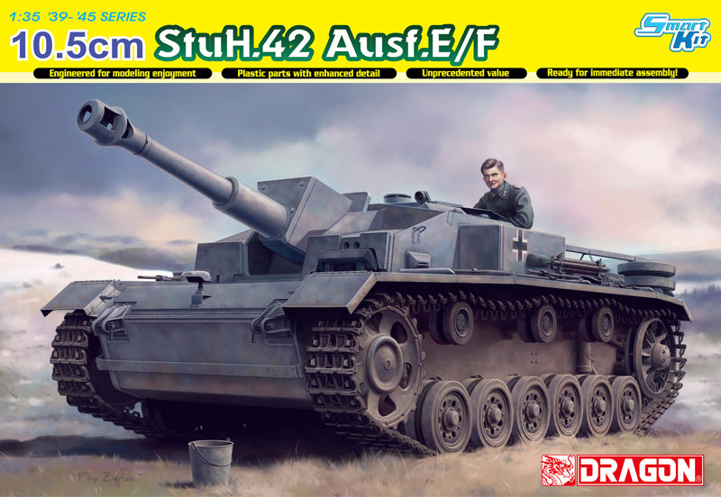 Dragon 6834 1:35 10.5cm StuH.42 Ausf.E/F - Smart Kit