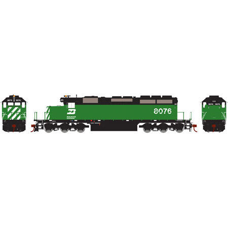 Athearn 98372 HO Burlington Northern SD40-2 Diesel Loco w/DCC & Sound RTR #8076