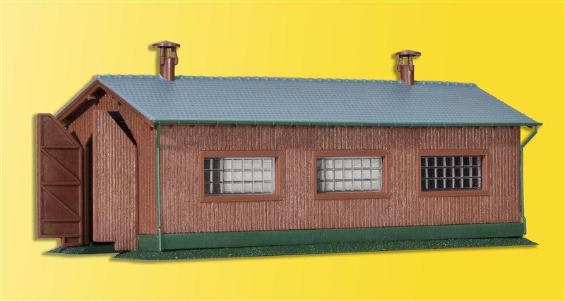 Kibri 37802 N Scale Single-Track Loco Shed - Kit