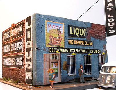 Downtown Deco 1065 HO Fat Lou's Building Kit