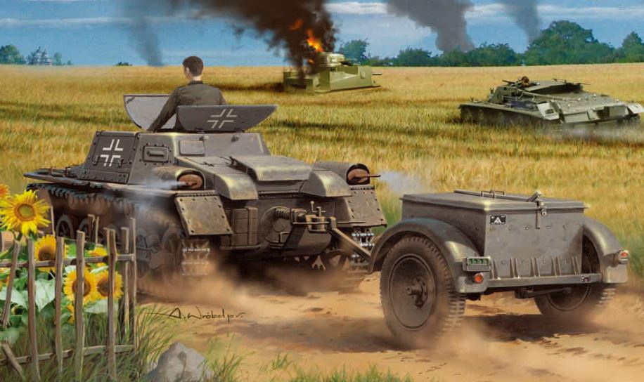 Hobby Boss s 80146 1:35 Munitionsschlepper auf PzKpfw Military Tank Model Kit