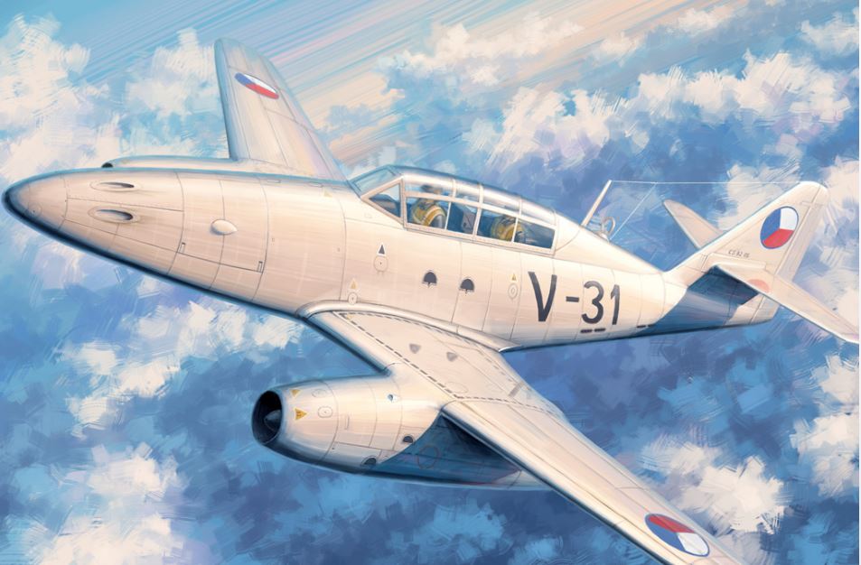 Hobby Boss Models 80380 1:48 Messerschmitt Me 262 B-1a/CS-92 Military Plane Kit
