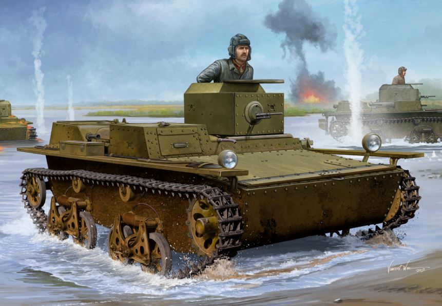 Hobby Boss s 83865 1:35 Soviet T-38 Amphibious Light Military Tank Model Kit