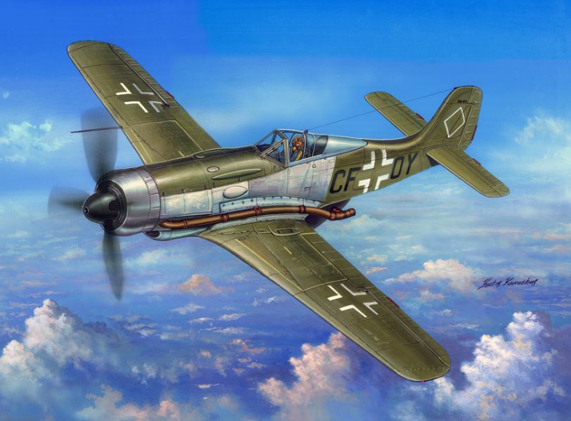 Hobby Boss Models 81747 1:48 Focke-Wulf 190 V18 Military Aircraft Plane Kit