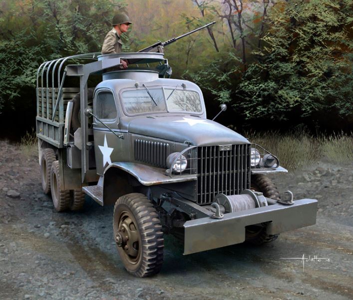 Hobby Boss s 83833 1:35 US GMC CCKW-352 Machine Turret Ver Truck Vehicle Kit