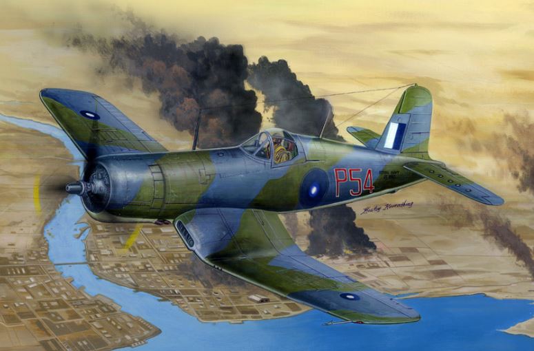 Hobby Boss Models 80395 1:48 Corsair Mk.2 Military Aircraft Plane Model Kit