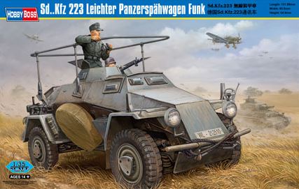 Hobby Boss s 82443 1:35 Sd.Kfz.223 Leichter Panzerspahwagen Funk Tank Kit