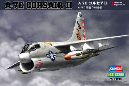 Hobby Boss Models 80345 1:48 Vought A-7E Corsair II Military Aircraft Plane Kit