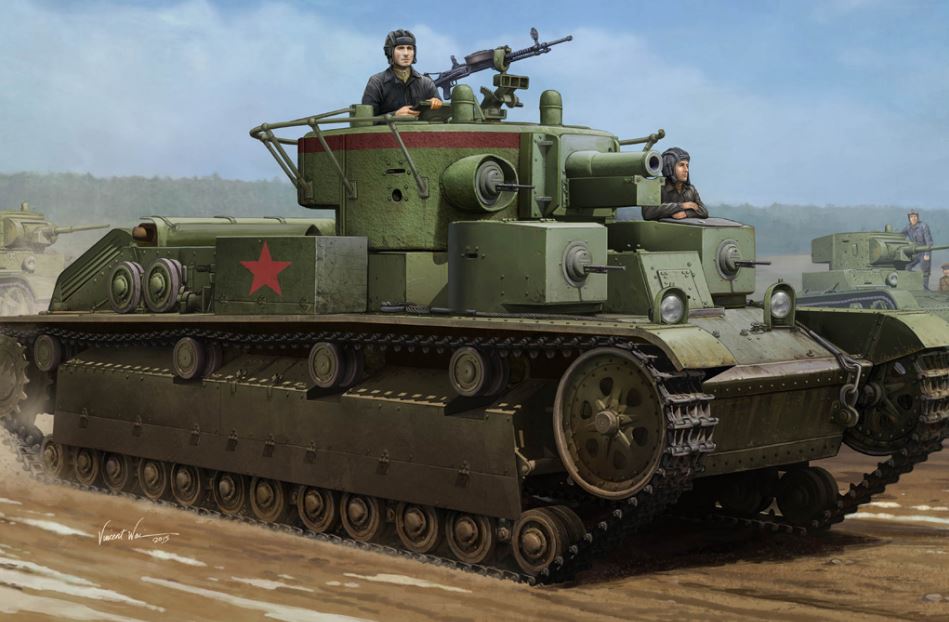 Hobby Boss s 83852 1:35 Soviet T-28 MediumWelded Military Tank Model Kit