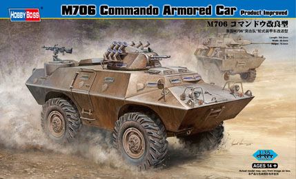 Hobby Boss s 82419 1:35 M706 Commando Armored Car Product Improved Vehicle Kit