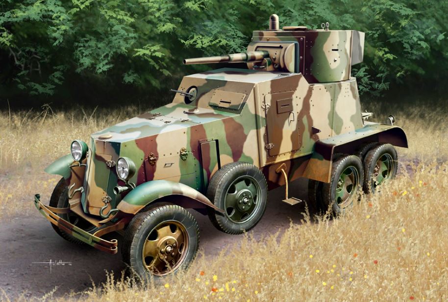 Hobby Boss s 83839 1:35 Soviet BA-6 Armor Car Military Vehicle Model Kit