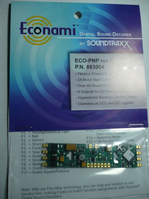 SoundTraxx 883004 ECO-PNP Electric Digital Sound Decoder