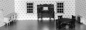 Scale Structures 7221 HO Dining Room Detail Set