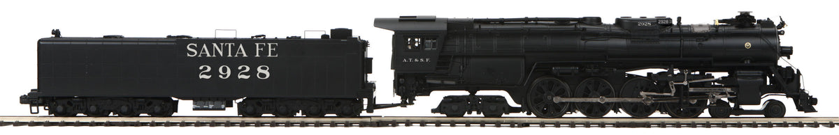 MTH 20-3670-1 O Gauge Santa Fe Premier 4-8-4 Northern Steam Engine #2928 w/ PS3 LN/Box