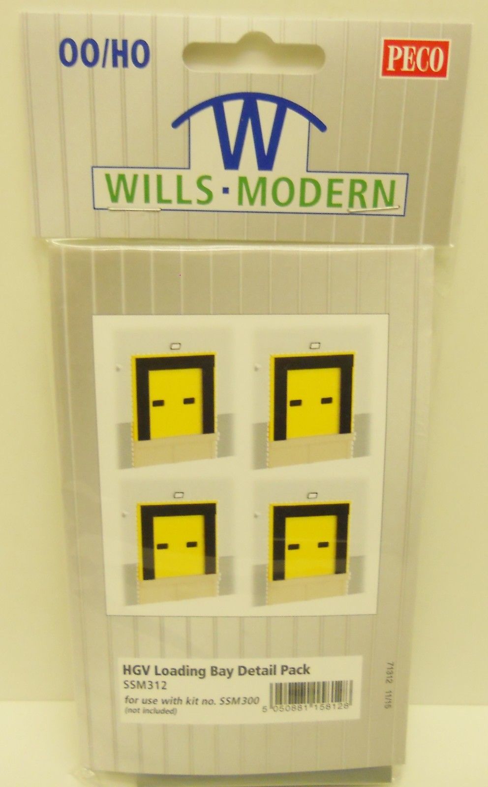 Wills Kits SSM312 HO HGV Loading Bay Detail Pack (Pack of 4)