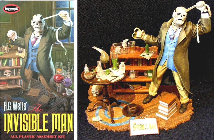 Moebius Models 903 1:8 HG Wells The Invisible Man Model Kit