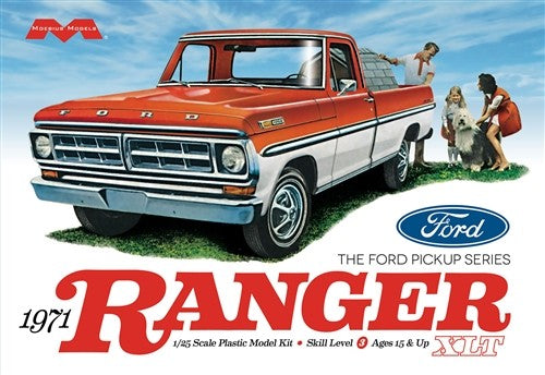 Moebius Models 1208 1:25 1971 Ford Ranger Pickup Truck