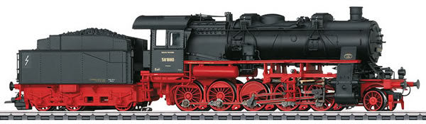 Marklin 37587 HO German State Railroad Class 58.10-21 Freight Steam Locomotive