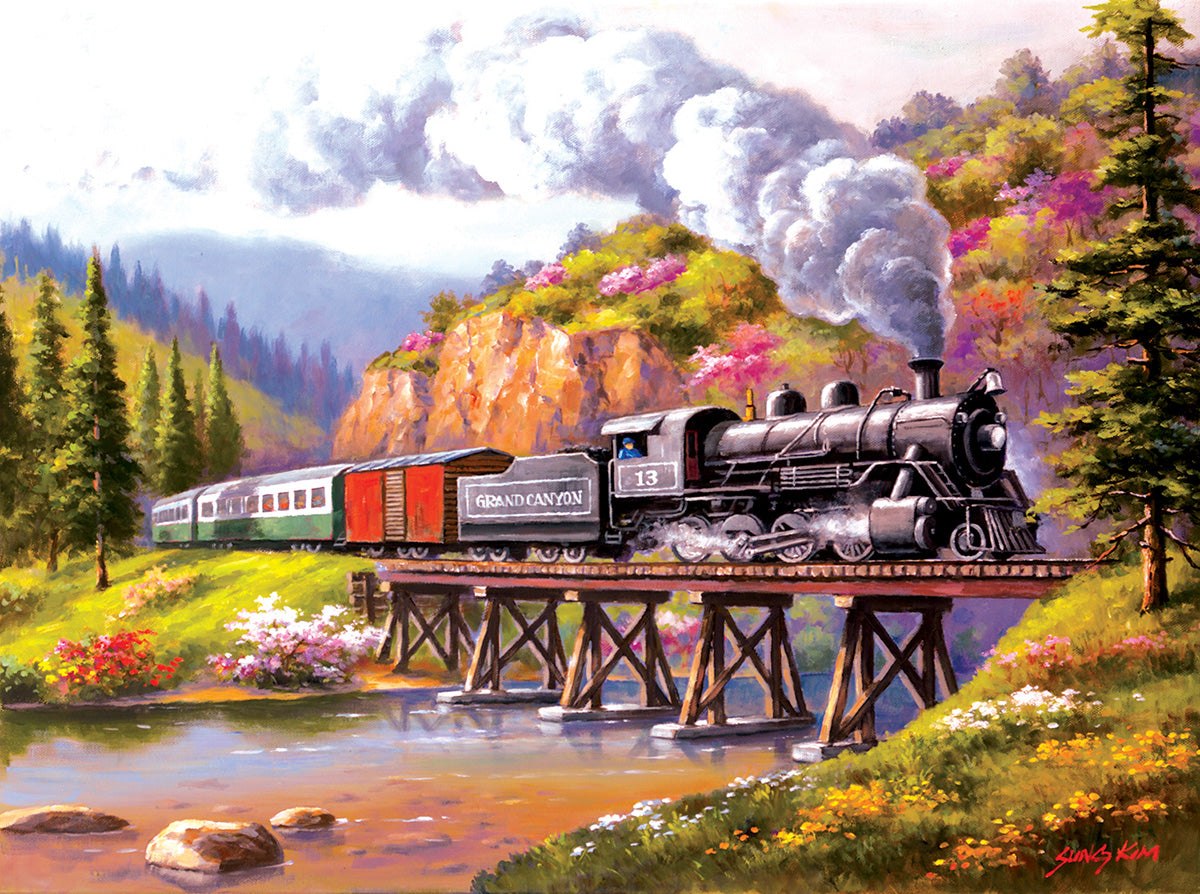 Train Enthusiast Vendors 40626 Grand Canyon Express Jigsaw Puzzle