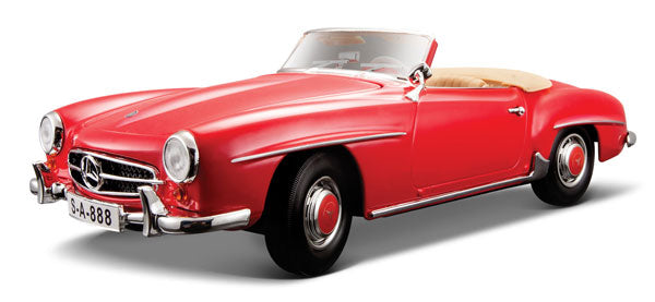 Maisto 31824R 1:18 Red 1955 Mercedes Benz 190SL Special Edition