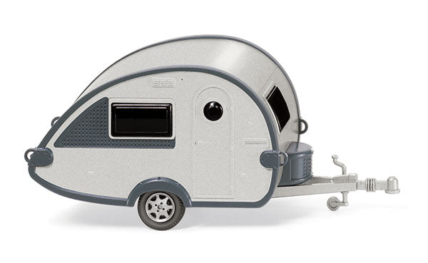 Wiking 009239 HO 1:87 T@B Teardrop Recreational Trailer in Silver