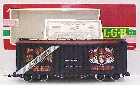 LGB 4067-JD G Scale Jack Daniels Boxcar LN/Box