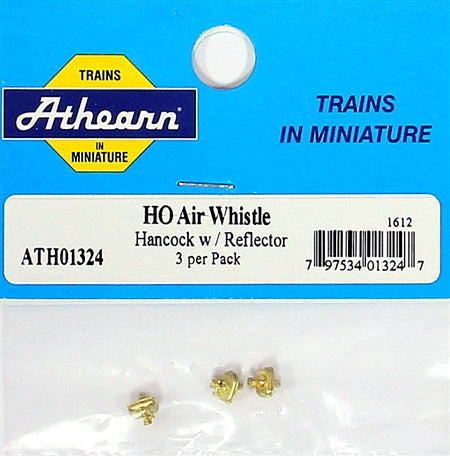 Athearn 01324 HO Air Whistle Hancock w/ Reflector (3)