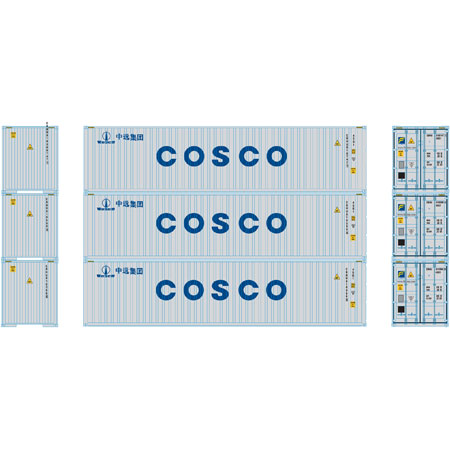 Athearn 29172 HO Cosco 40' Corrugated Container RTR (3)