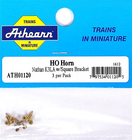 Athearn 01120 HO Nathan Air Chime K3LA w/3-Chime Square Bracket (3)