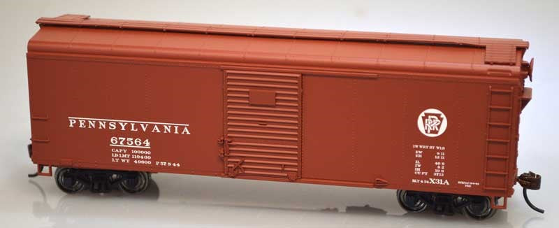 Bowser 60135 HO Pennsylvania X-31a 2 Door Flush Roof Boxcar (Circle) #67547