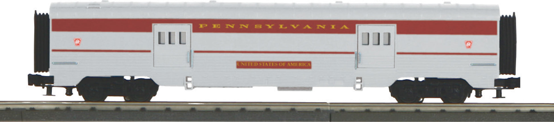 MTH 30-67911 Pennsylvania Railroad 60' Streamlined Baggage Car
