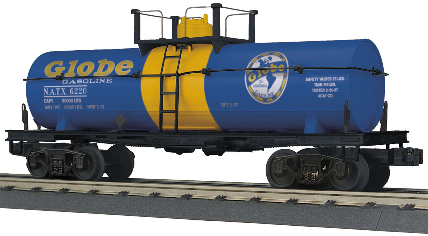 MTH 30-73494 O Globe Gasoline RailKing Tank Car