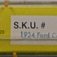 Showcase Miniatures 29 N Scale 1934 Ford Coupe Unpainted Metal Kit