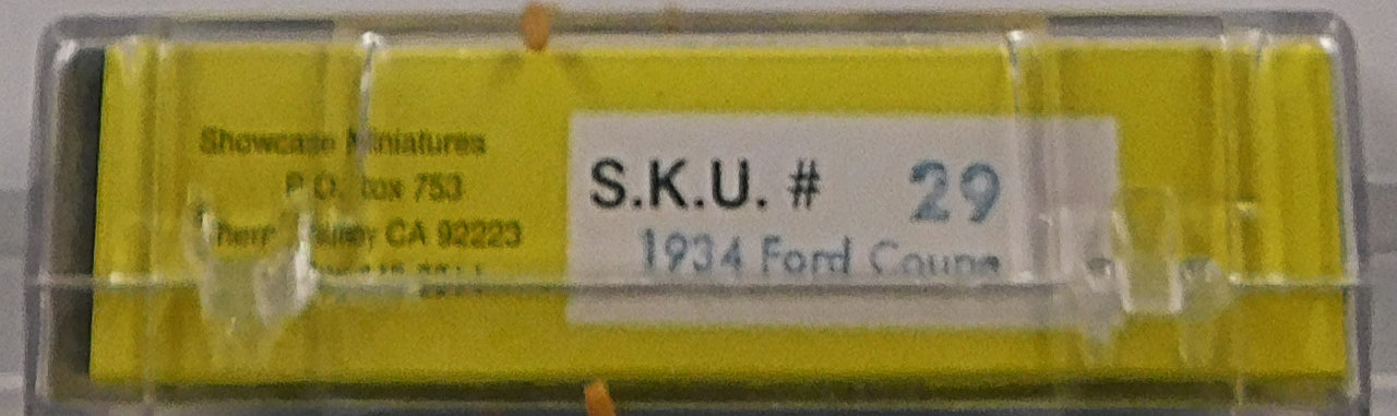 Showcase Miniatures 29 N Scale 1934 Ford Coupe Unpainted Metal Kit