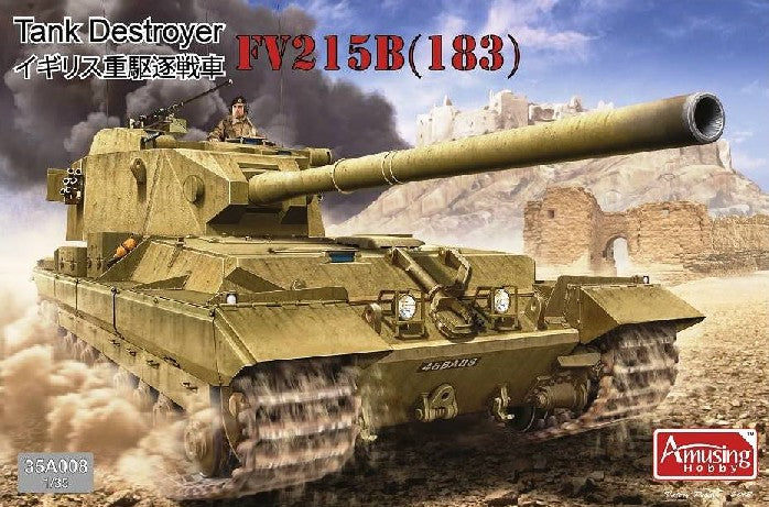 Amusing Hobby 35A008 1:35 F215B 183 British Destroyer with New Parts Tank Kit