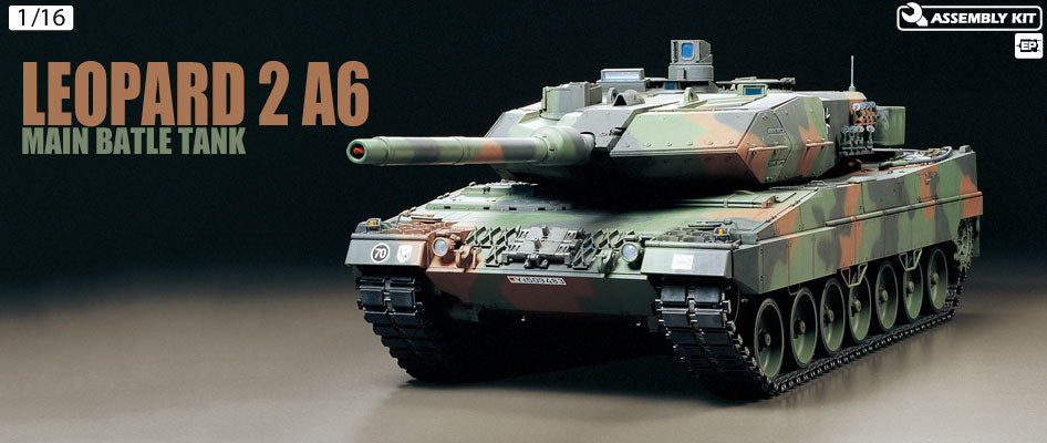 Tamiya 56020 1:16 Leopard 2 A6 Battle Tank Kit