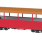 Bachmann 26002 On30 Red Open Excursion Car with Tan Roof