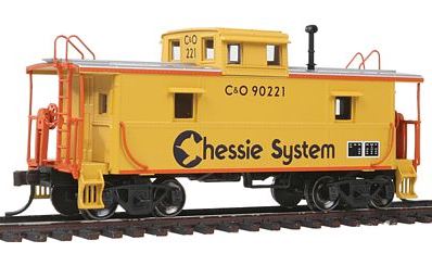 Atlas 20002413 HO Chessie System/C&O Style Steel Center-Cupola Caboose #90221