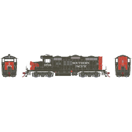Athearn G62779 HO Southern Pacific GP9 with DCC & Sound Diesel Locomotive #3708