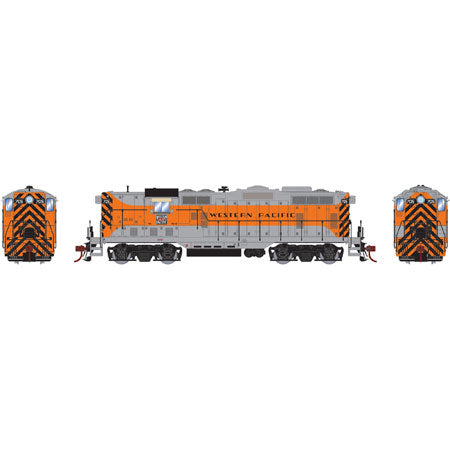 Athearn G62930 HO Western Pacific GP7 Diesel Locomotive #705 w/DCC/Sound