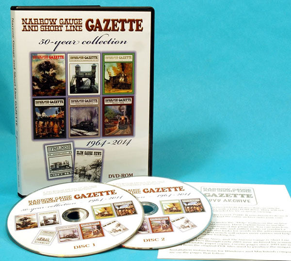 Hundman Publishing 65-396 50-Year Collection Narrow Gauge & SL Gazette DVD