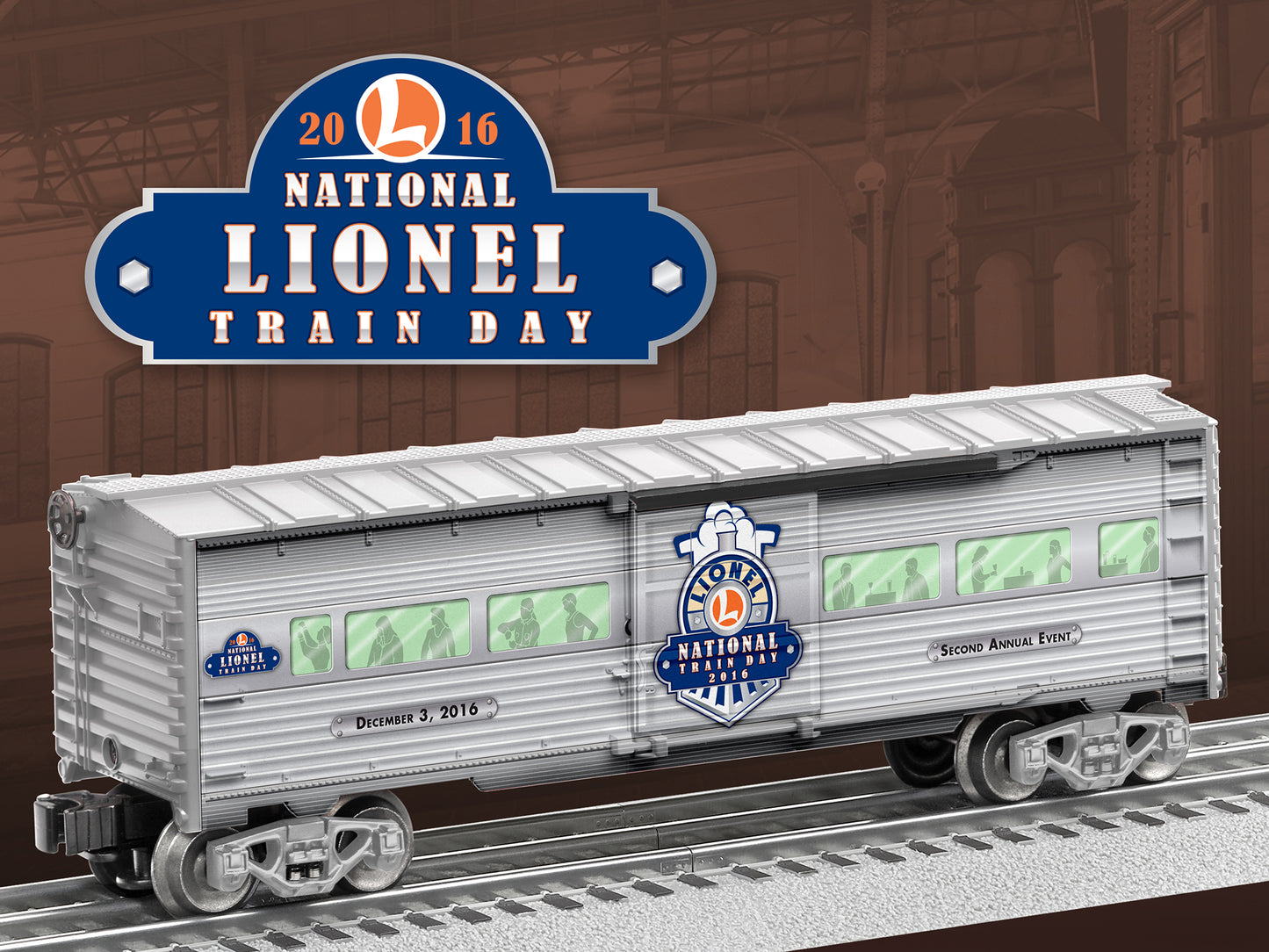Lionel 6-83498 O Gauge 2016 National Lionel Train Day Boxcar LN/Box