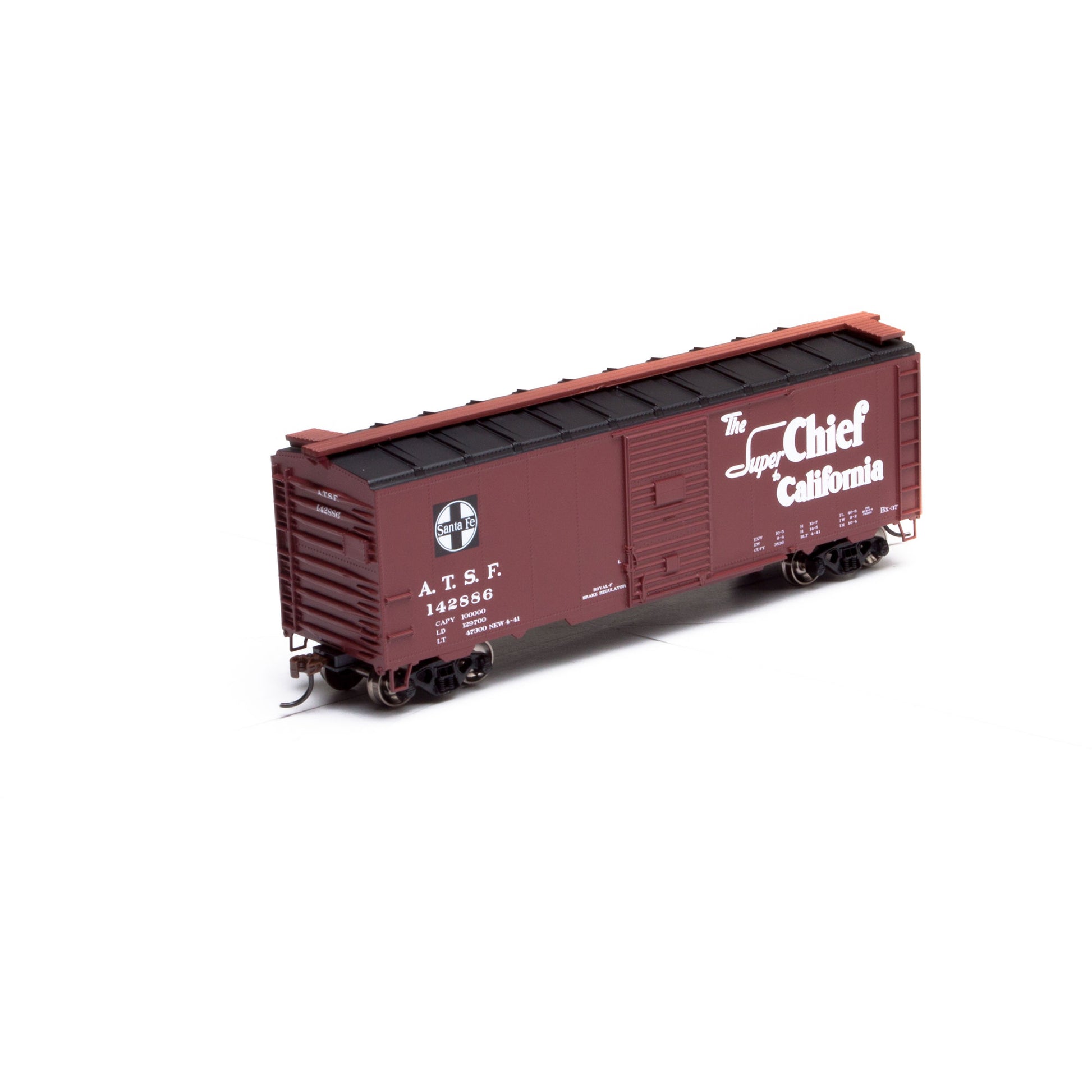 Athearn 73510 HO Santa Fe/Super Chief 40' YSD Boxcar RTR #142886