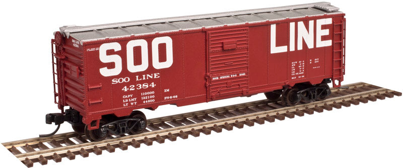 Atlas 50002494 N Soo Line 1932 ARA 40' Steel Boxcar #42070