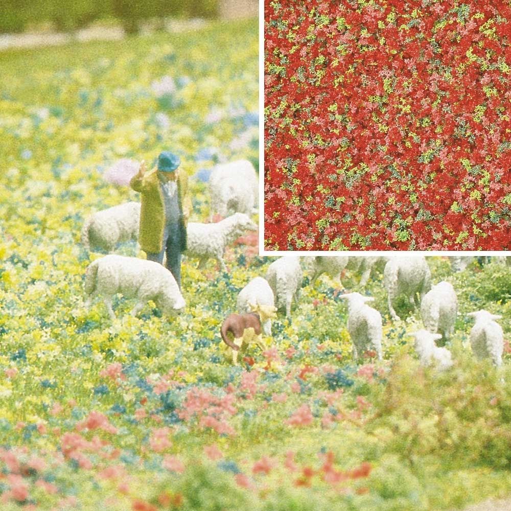 Busch 7357 Foam Flock Ground Cover - Summer Flowers 6-3/4oz 200ml